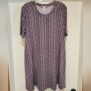 BCBGeneration Striped Swing Dress